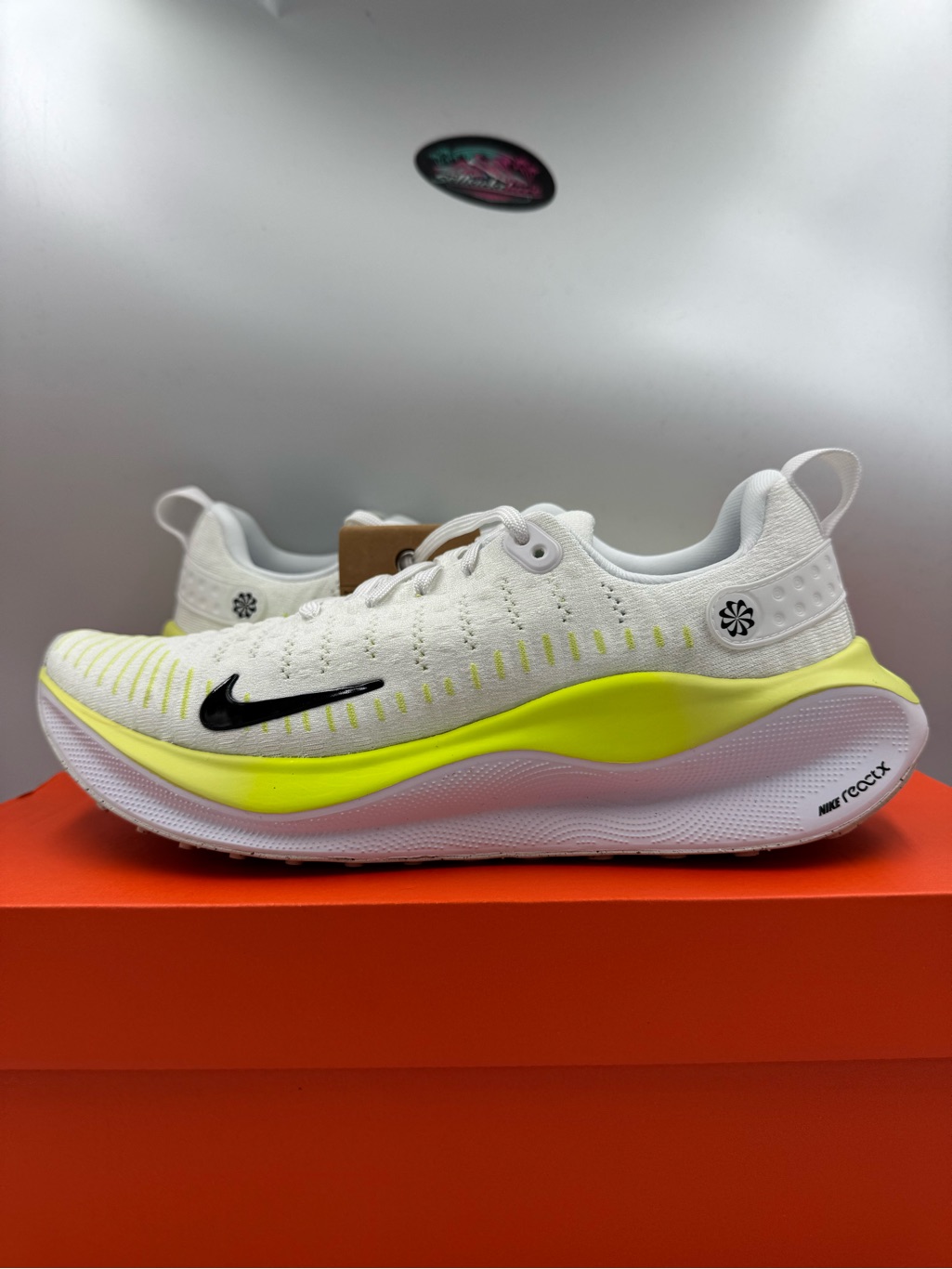 Nike Reactx Infinity Run 4 White Volt Brand New Size 10 Women